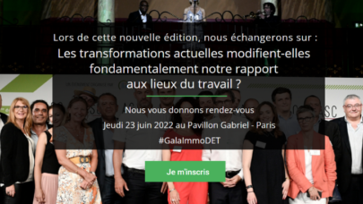Les directions de l’immobilier et de l’environnement de travail ont rendez-vous le 23 juin au Pavillon Gabriel pour la Gala annuel de la profession