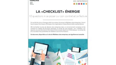Energie : une « check-list » pour aider les entreprises à faire baisser la facture