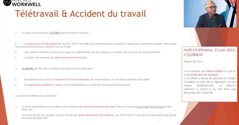 Télétravail et accident du travail : de l’importance d’un logiciel de pointage !