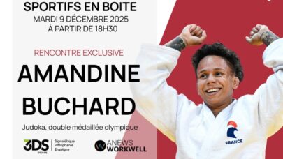Amandine BUCHARD, invitée de Sportifs en Boîte, en partenariat avec 3DS GROUPE
